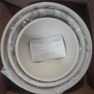 Pampered Chef Bamboo Mixing Bowls